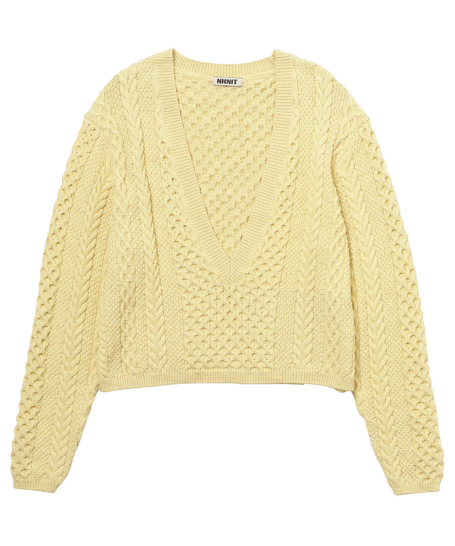 deep V cable KNIT_2