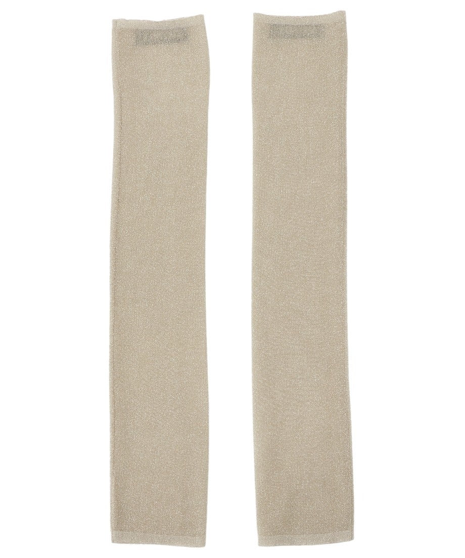 sheer metallic KNIT arm/leg cover_11