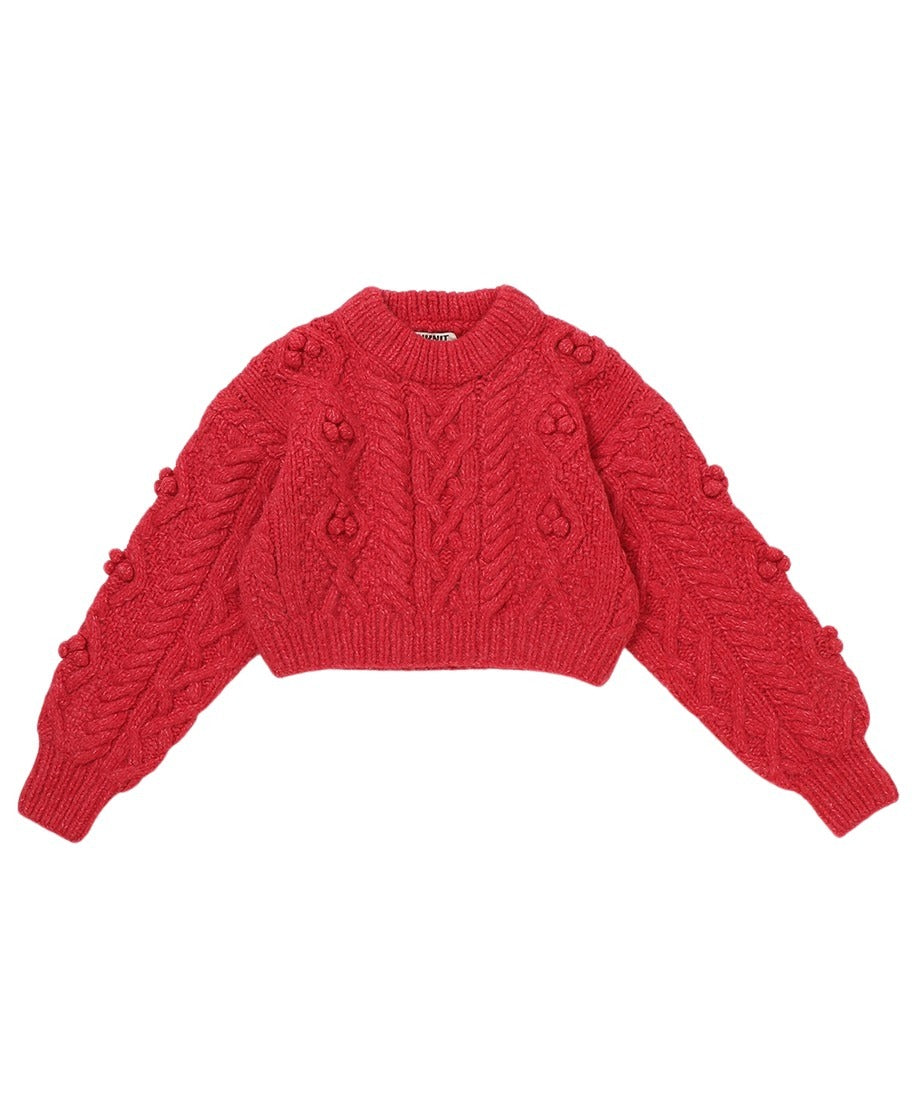 bubble cable hand KNIT_6