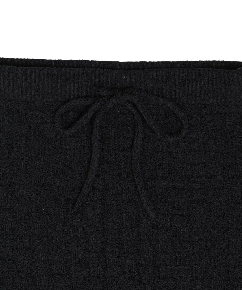 bouclé KNIT king skirt_7
