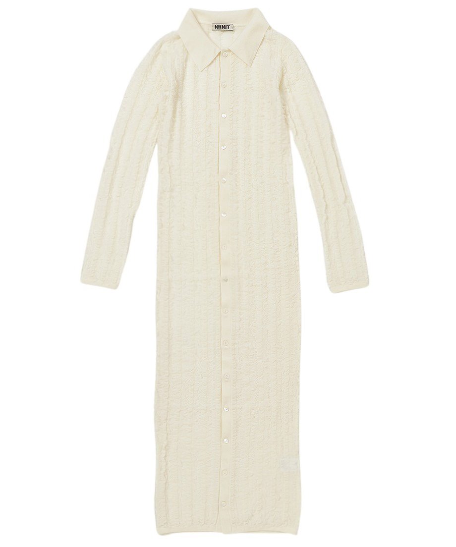 fringe long KNIT shirt_2