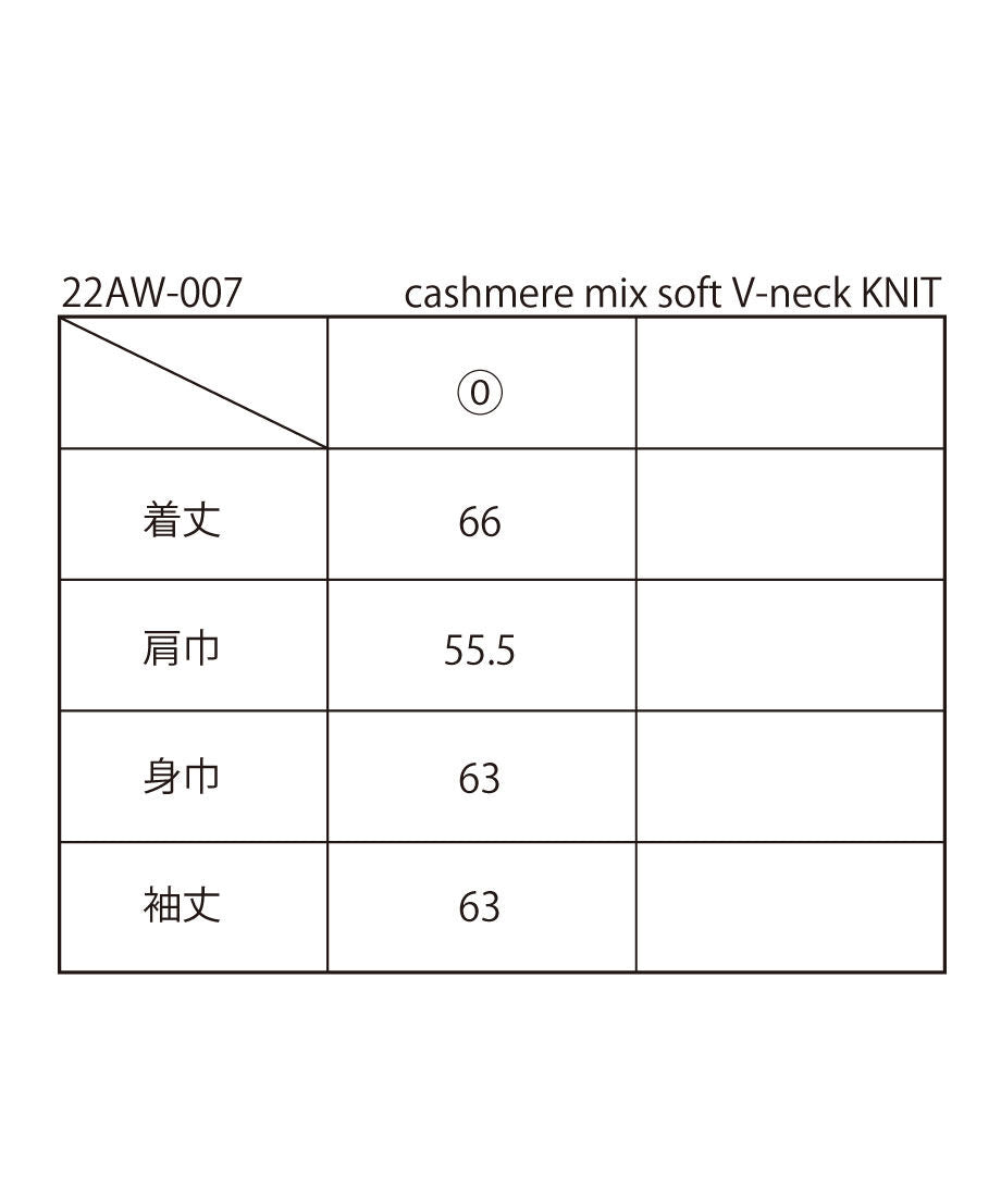 cashmere mix soft V-neck KNIT_14