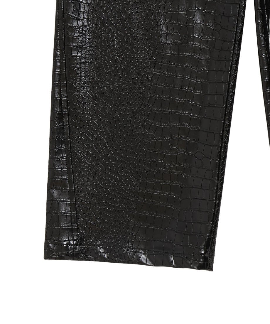 vegan leather wide pants_26