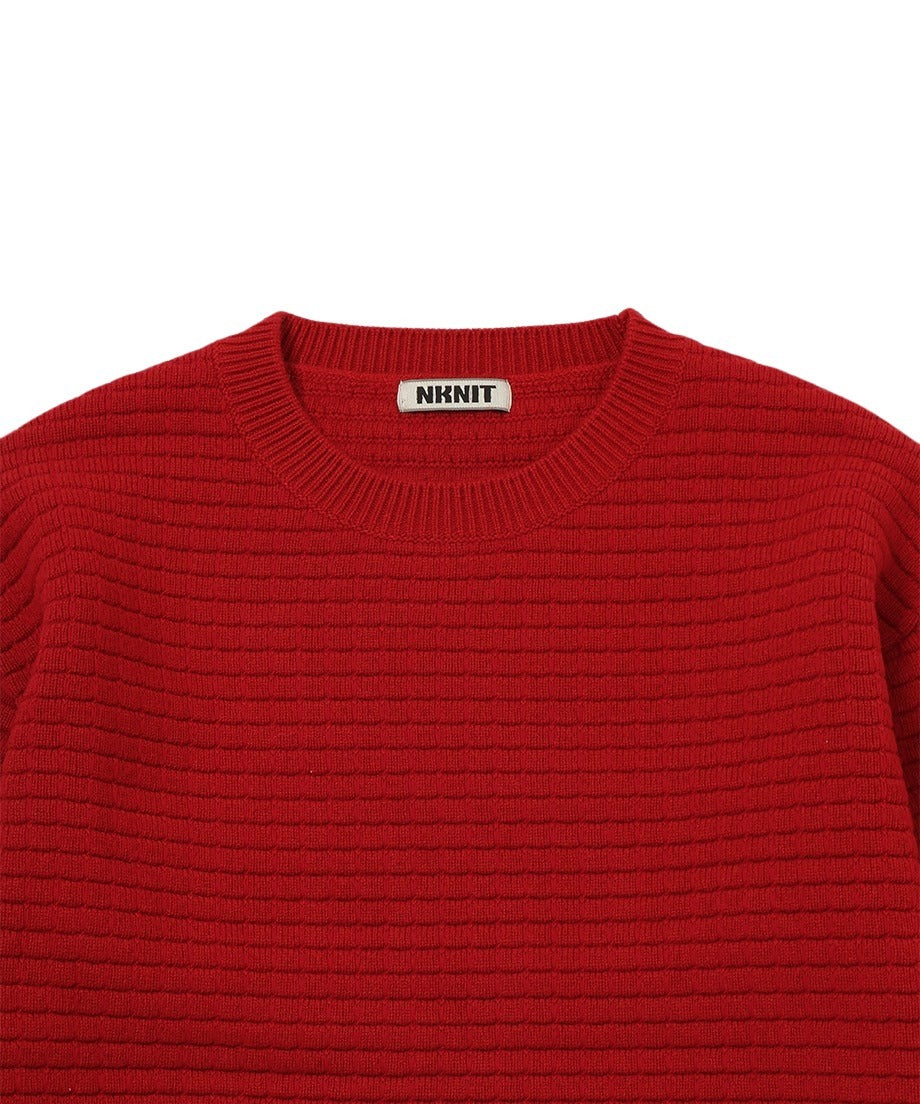 waffle KNIT pullover_12