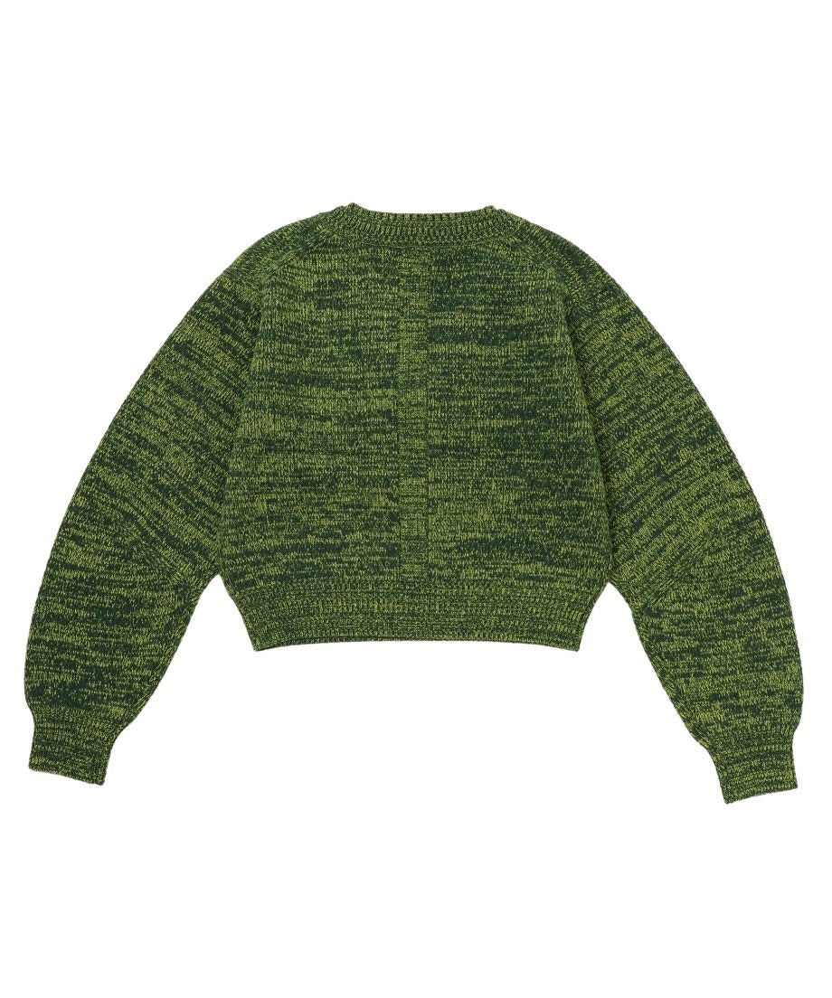 V-neck mix color KNIT_9