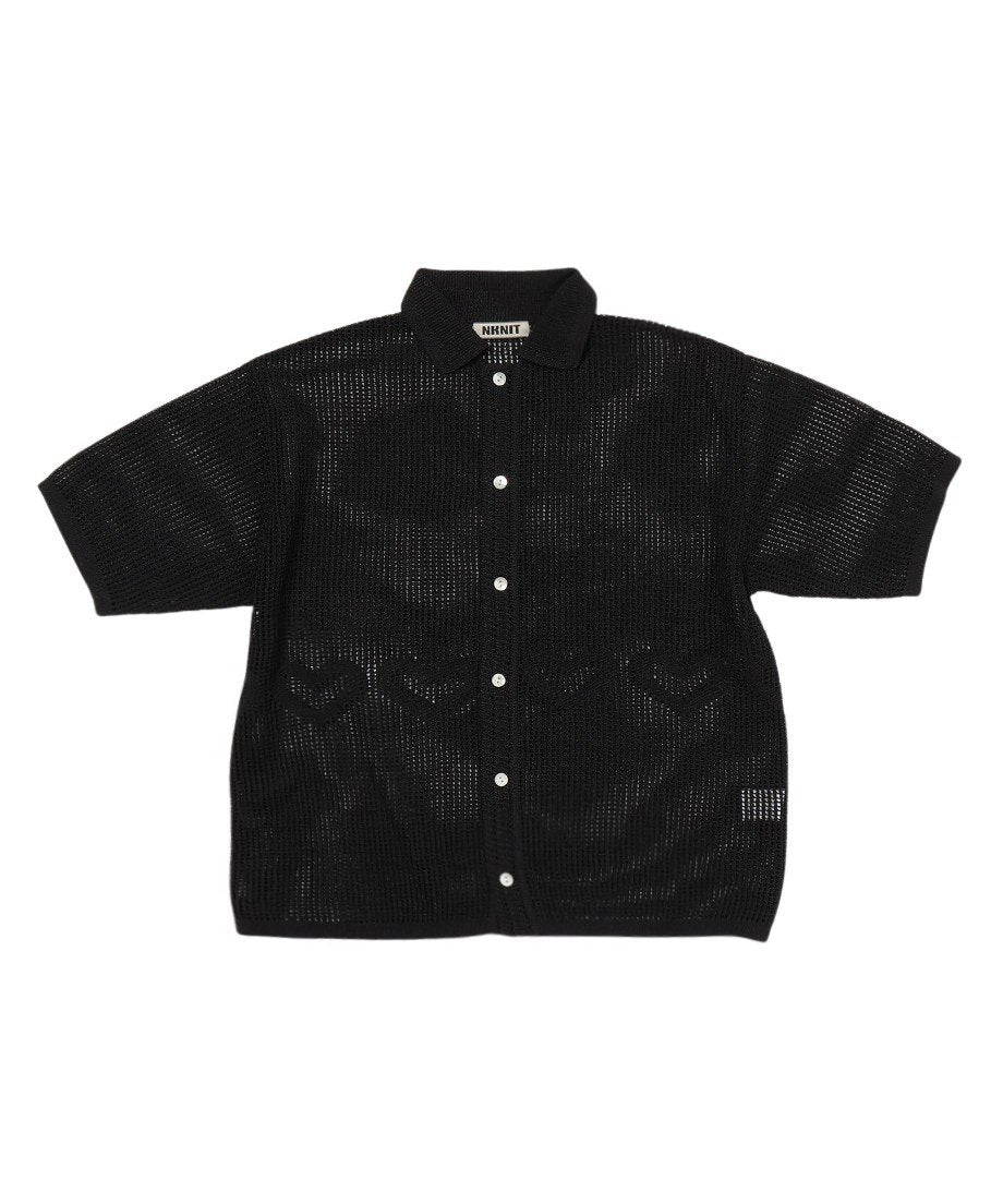 mesh ♡KNIT shirt_5
