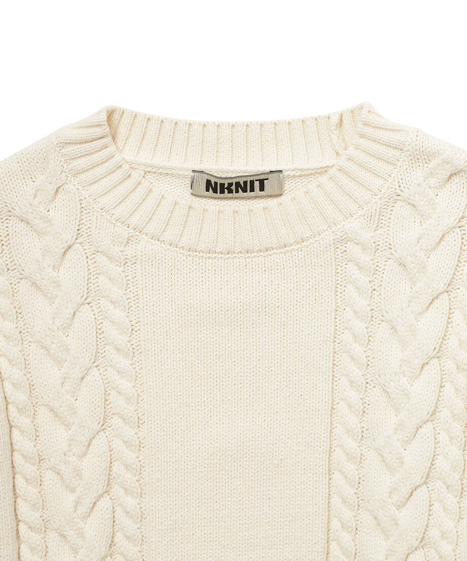 crew neck cable KNIT_10