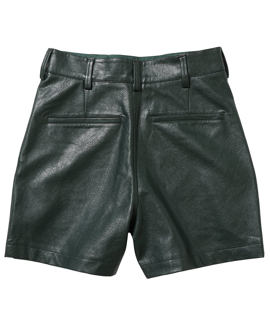 vegan leather short pants_18