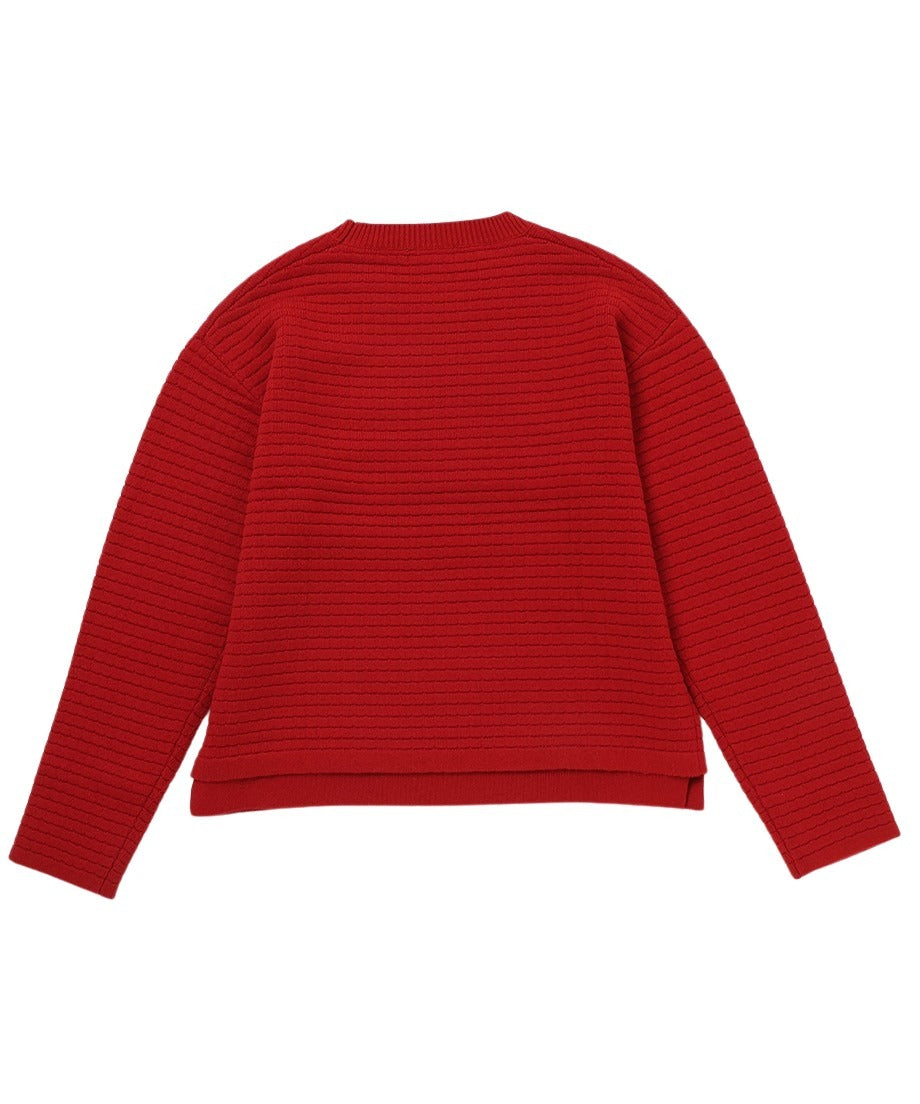 waffle KNIT pullover_8