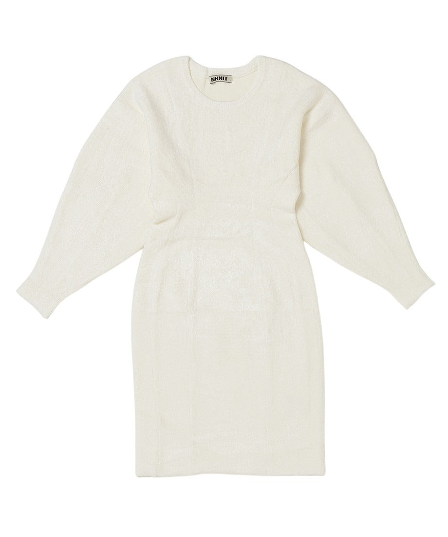 constructive sleeve KNIT dress_5