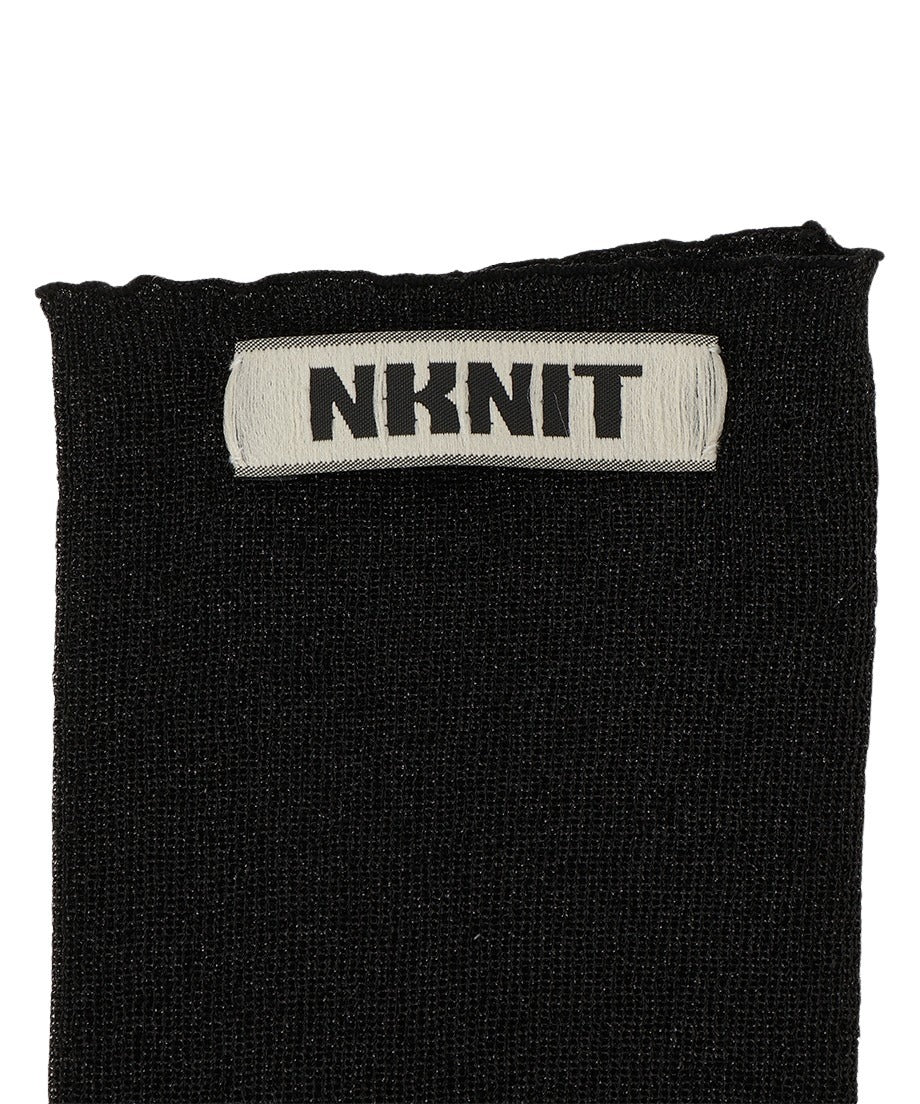 sheer metallic KNIT arm/leg cover_12