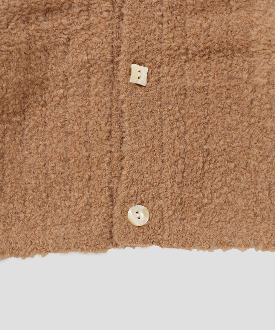 fluffy rib KNIT cardigan_10