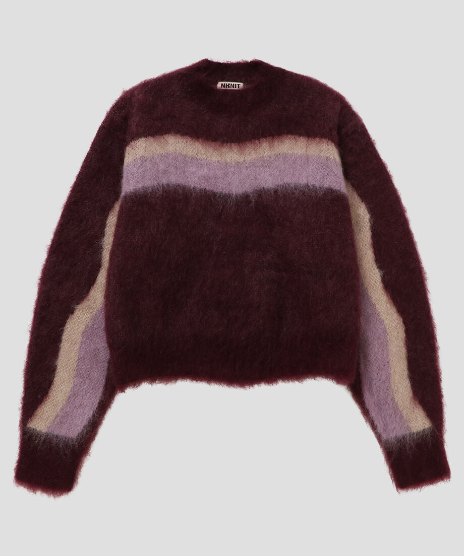 wave pattern mohair KNIT_4