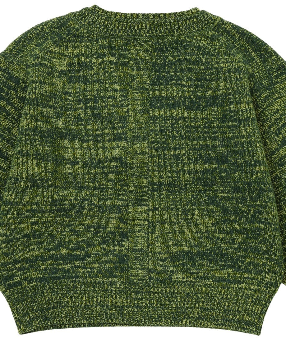 V-neck mix color KNIT_10