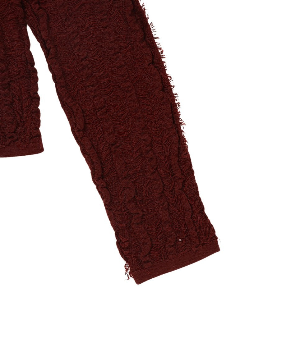 fringe KNIT shirt_12