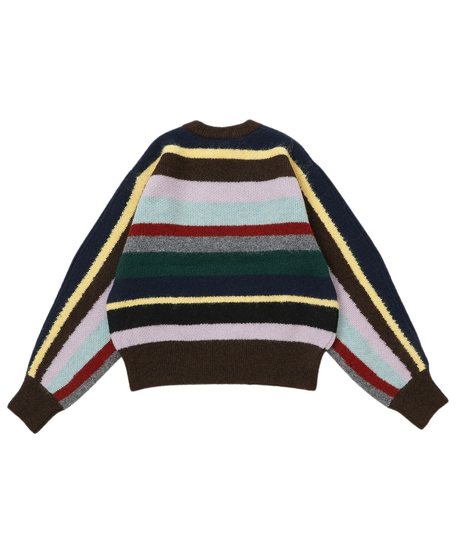 mulch color striped KNIT_5