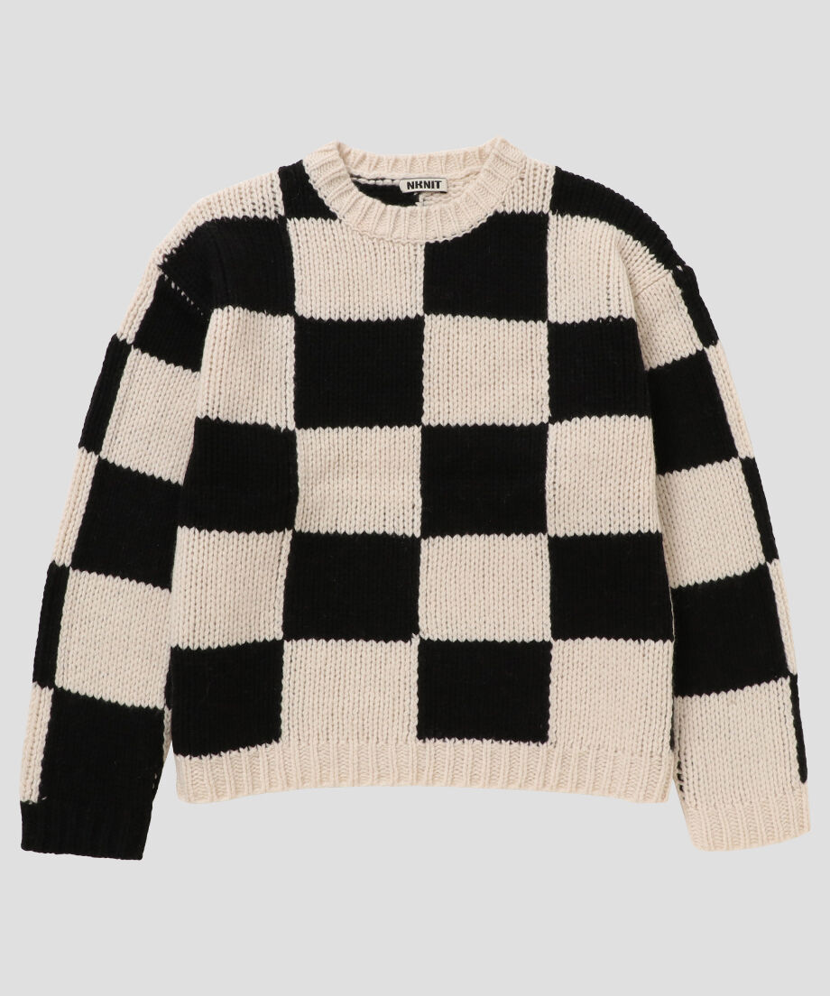 checkered KNIT_3