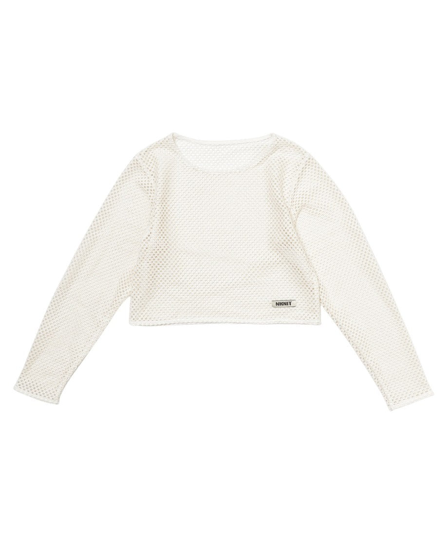 mesh long sleeve T-shirts_2
