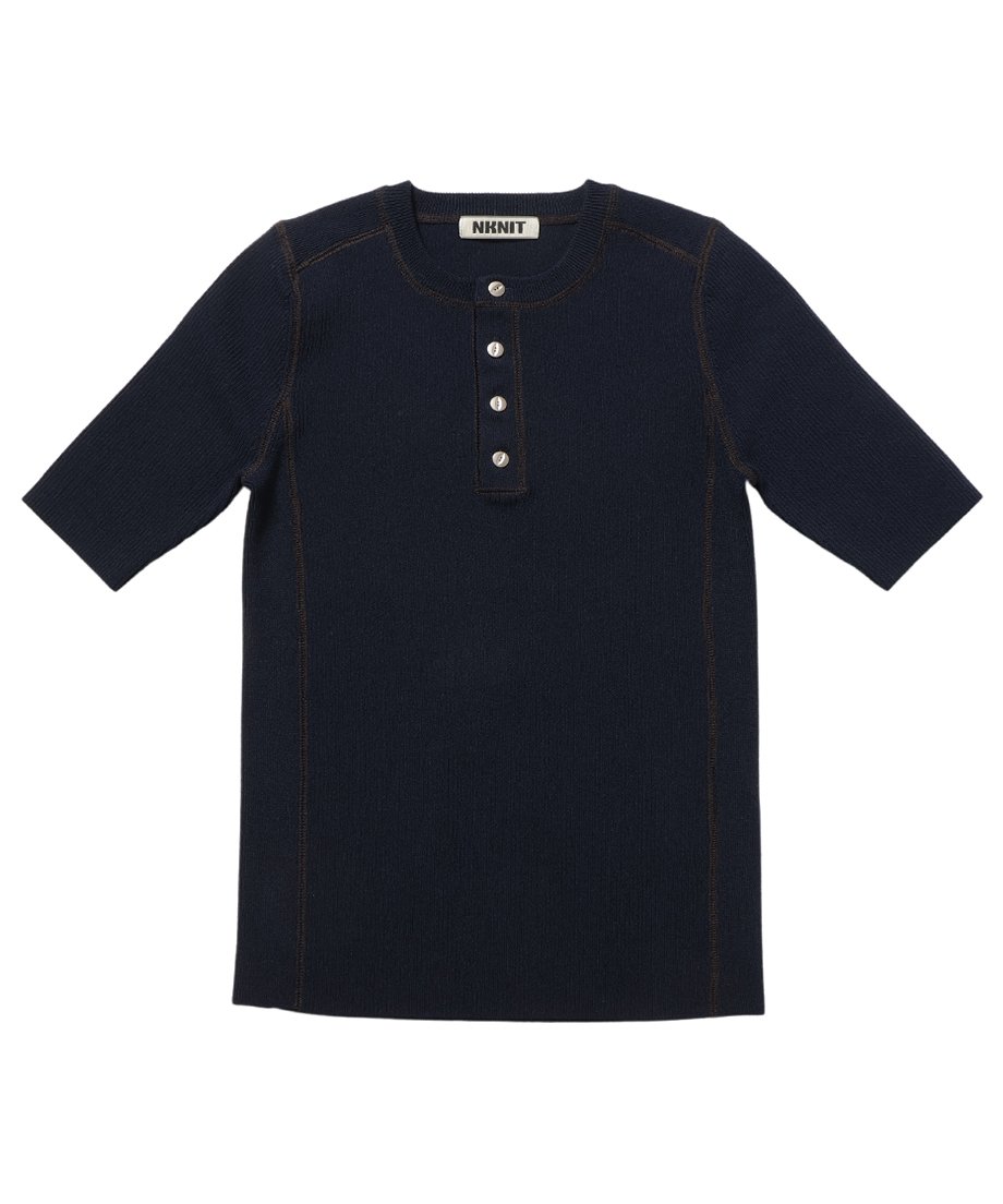 heavy weight henry neck KNIT_4