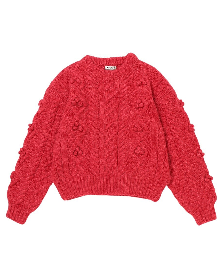 bubble cable hand KNIT_7