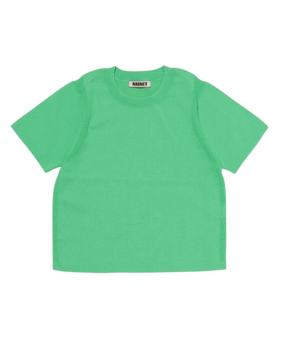 small basic KNIT T- shirt_4