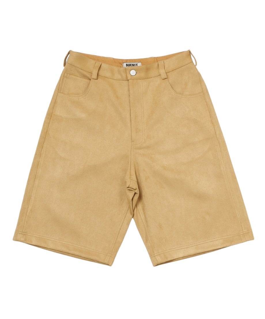 suede half pants_2