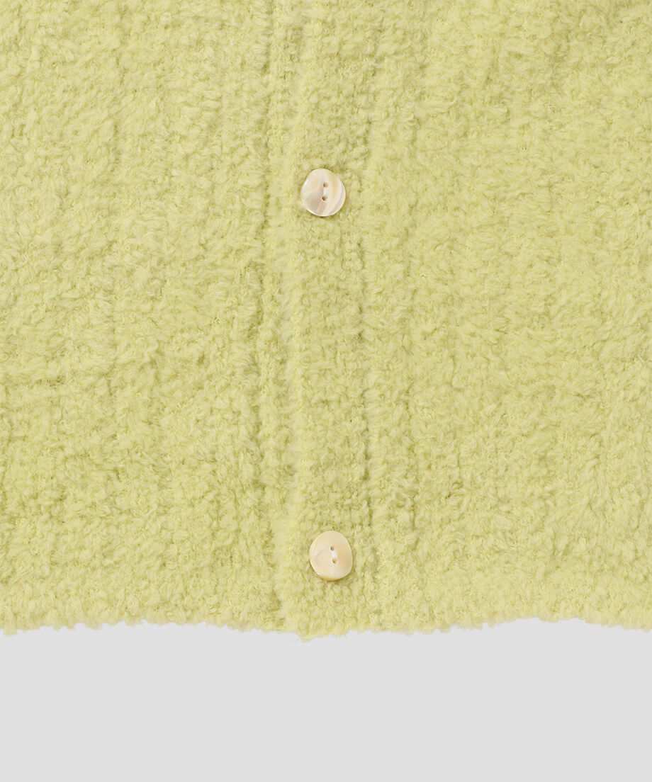 fluffy rib KNIT cardigan_7