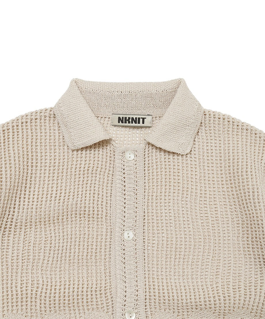 mesh ♡KNIT shirt_8