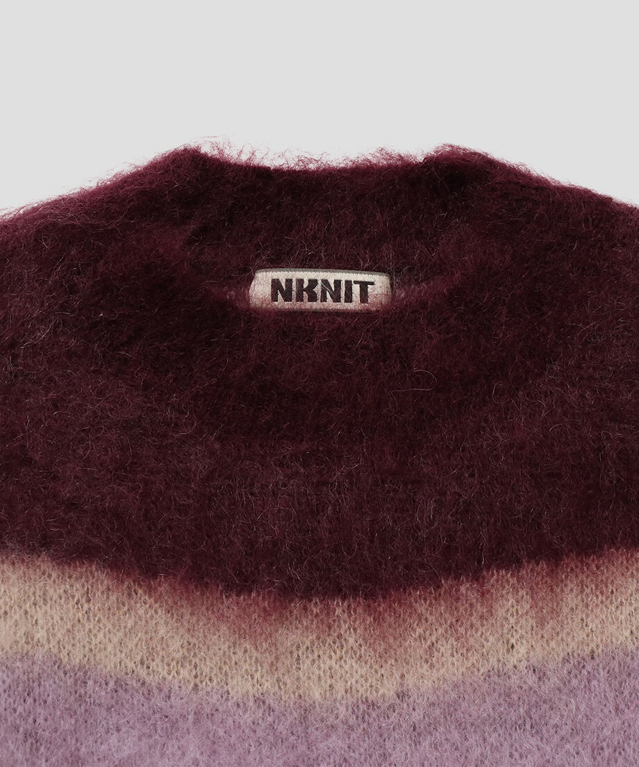 wave pattern mohair KNIT_5