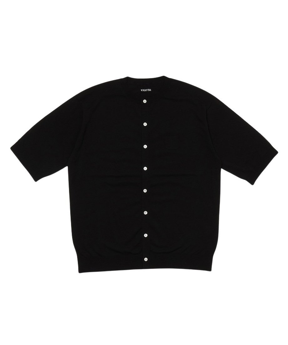 silk cotton crew neck KNIT T-shirt_9