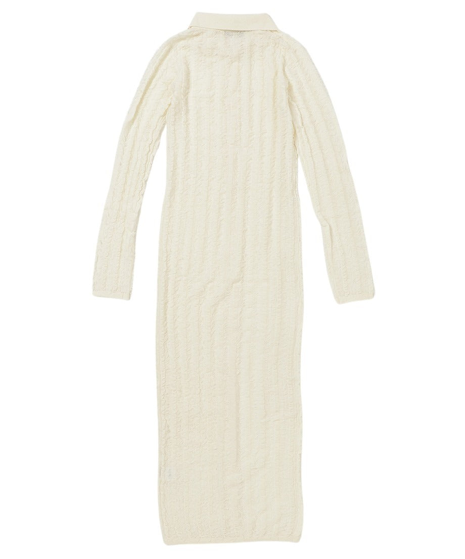 fringe long KNIT shirt_7