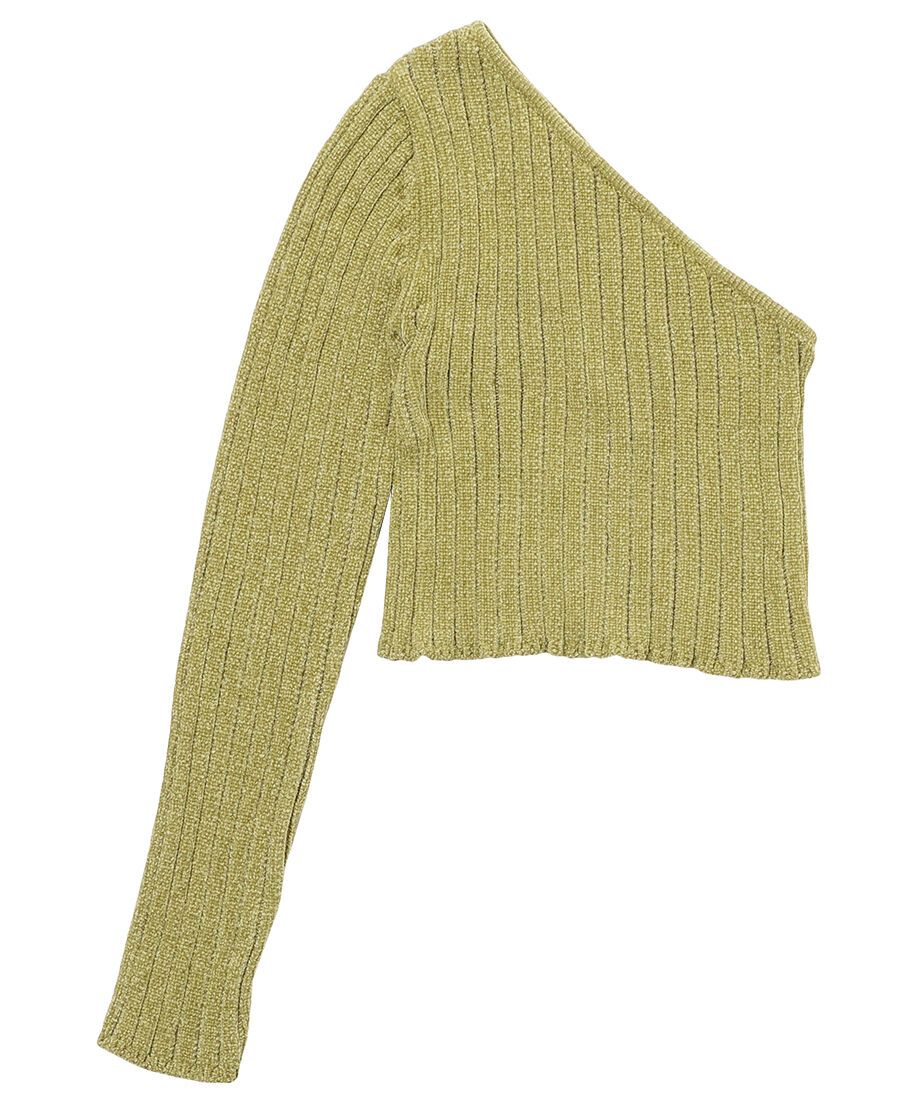one shoulder set KNIT_6