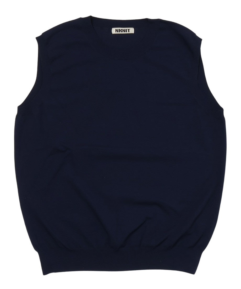 silk mix sleeveless KNIT_10