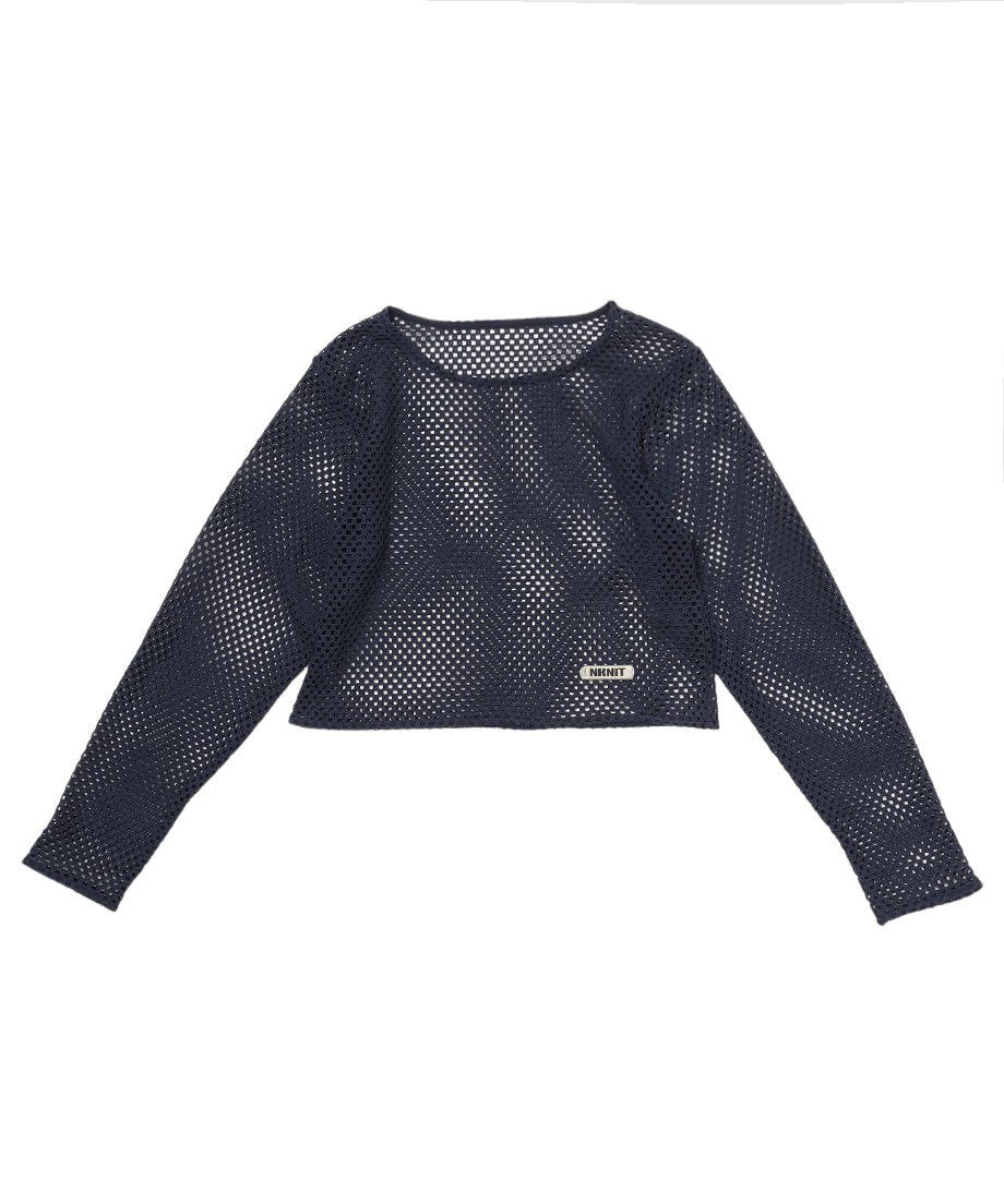 mesh long sleeve T-shirts_4
