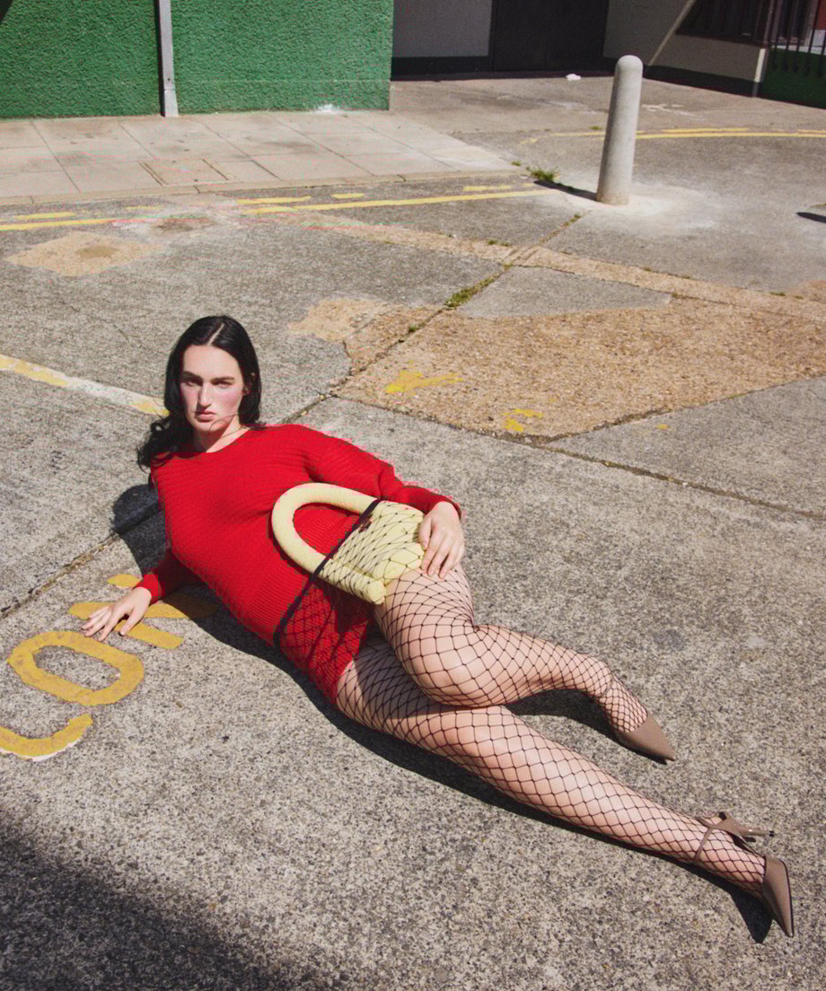 waffle KNIT 2way dress_1