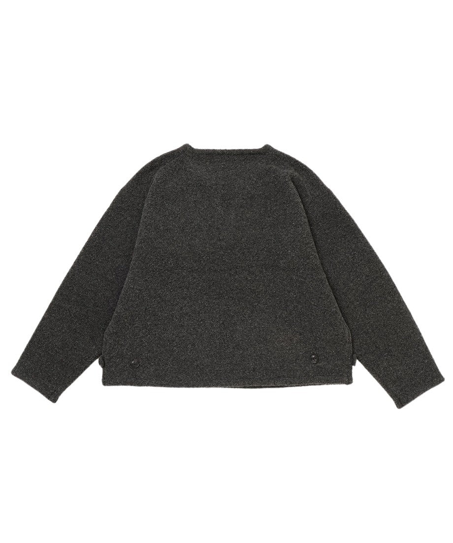 V-neck bouclé KNIT_9