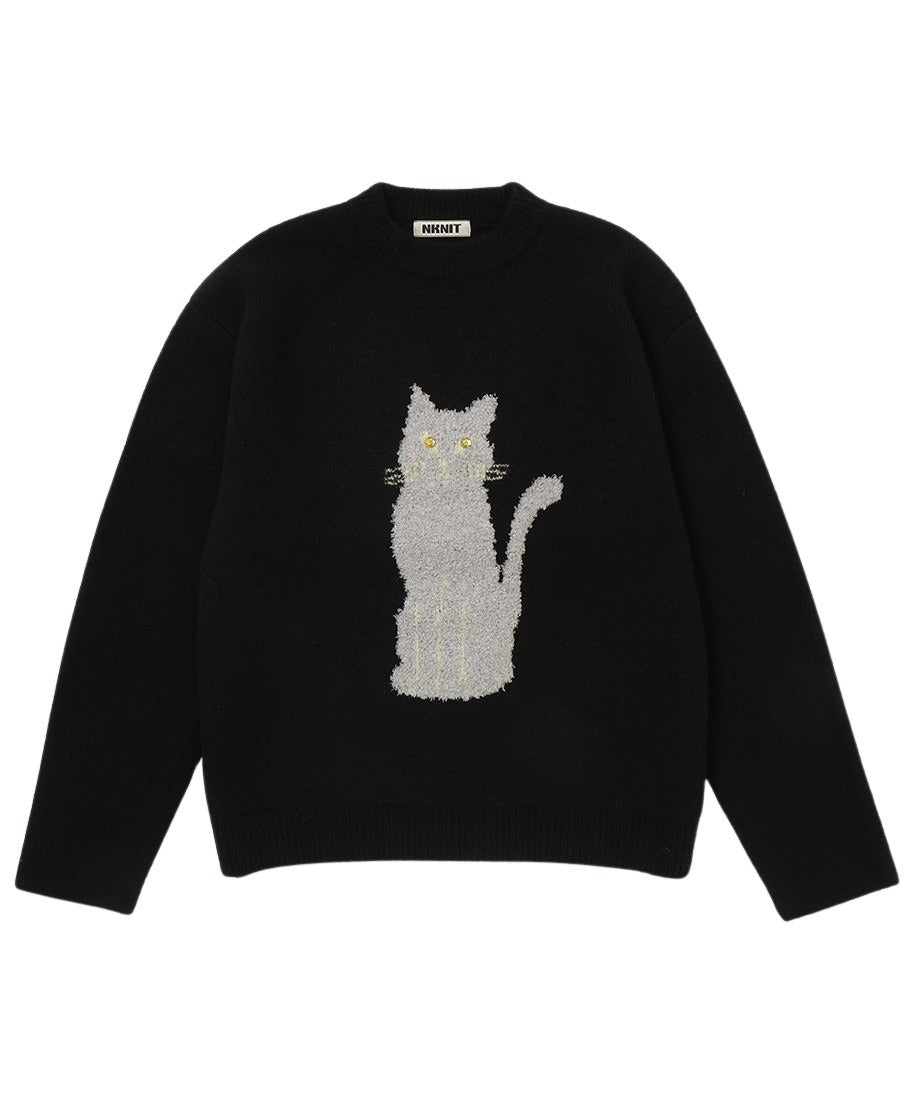 cat/dog jacquard KNIT_3