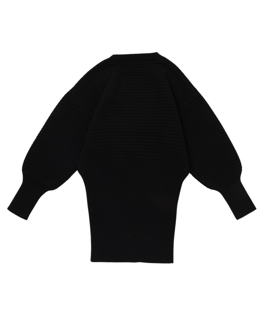waffle KNIT 2way dress_5