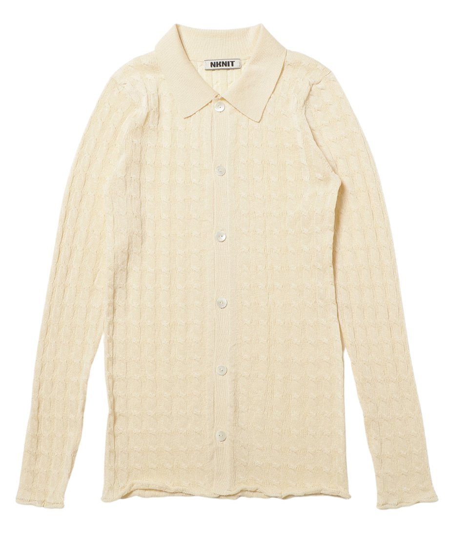 cable KNIT shirt_4