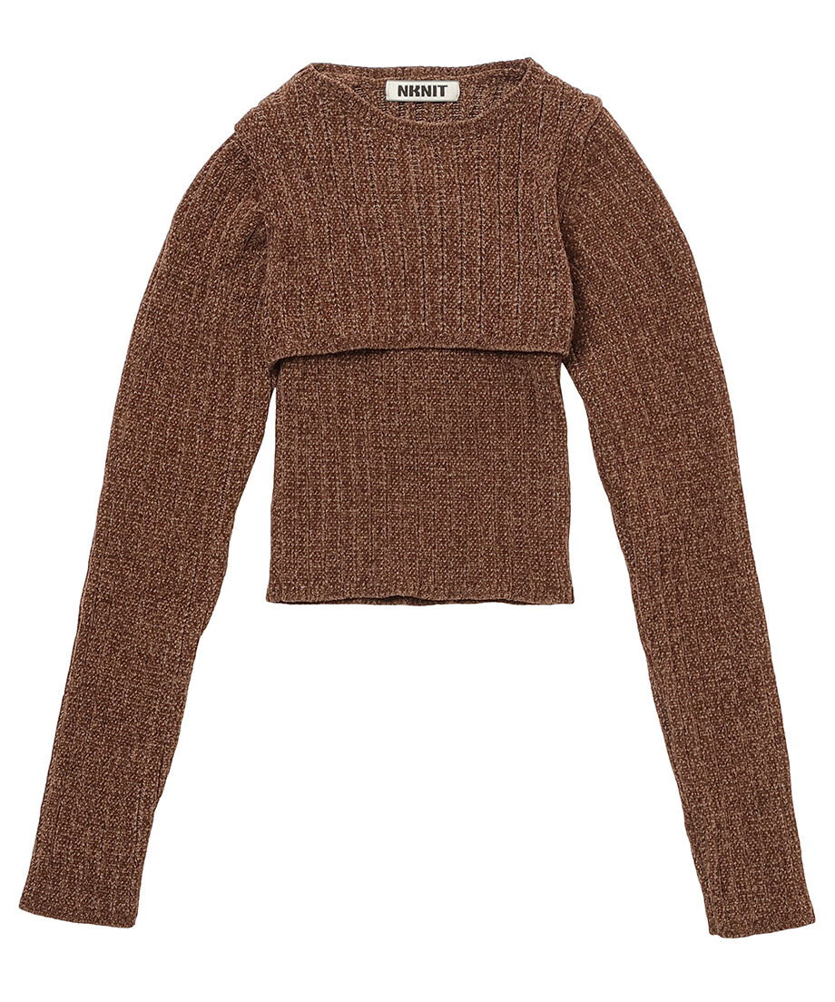 one shoulder set KNIT_5
