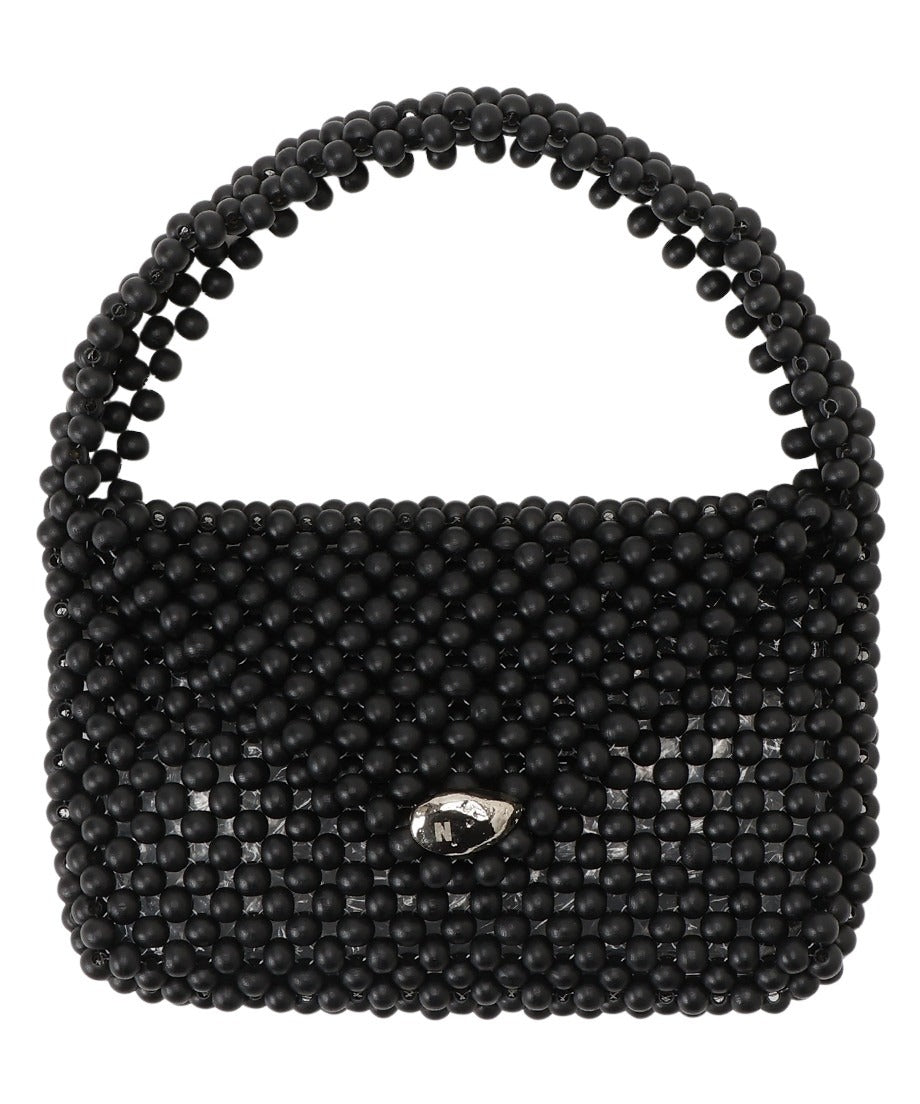 wood beads hand bag_5