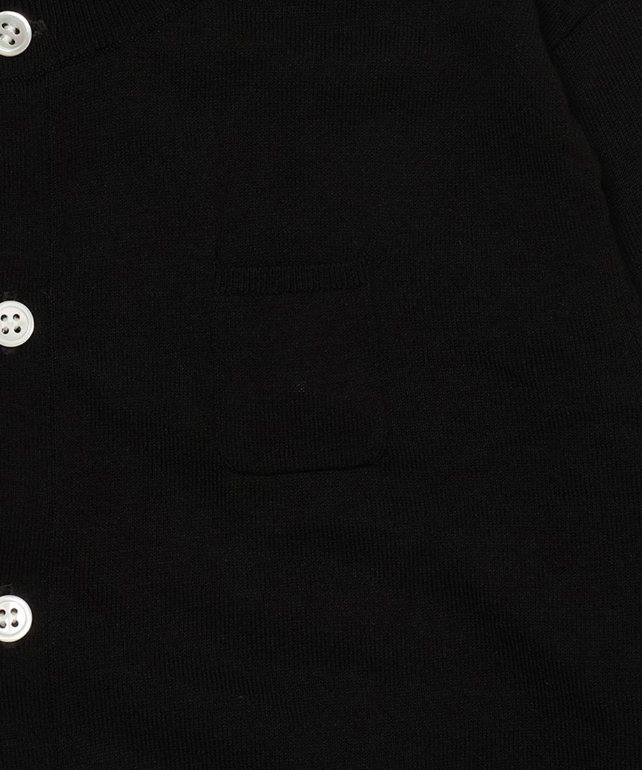 silk cotton crew neck KNIT cardigan_19