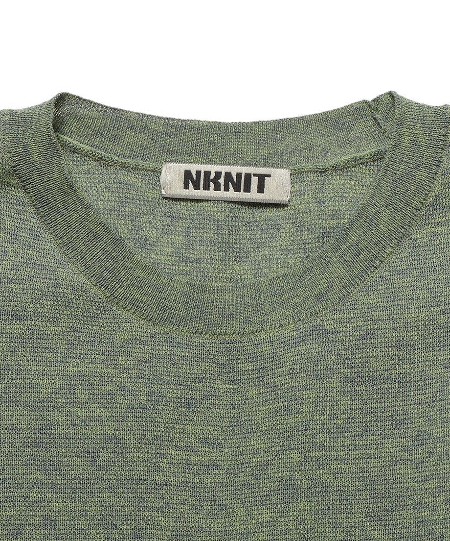 linen mix KNIT vest_9