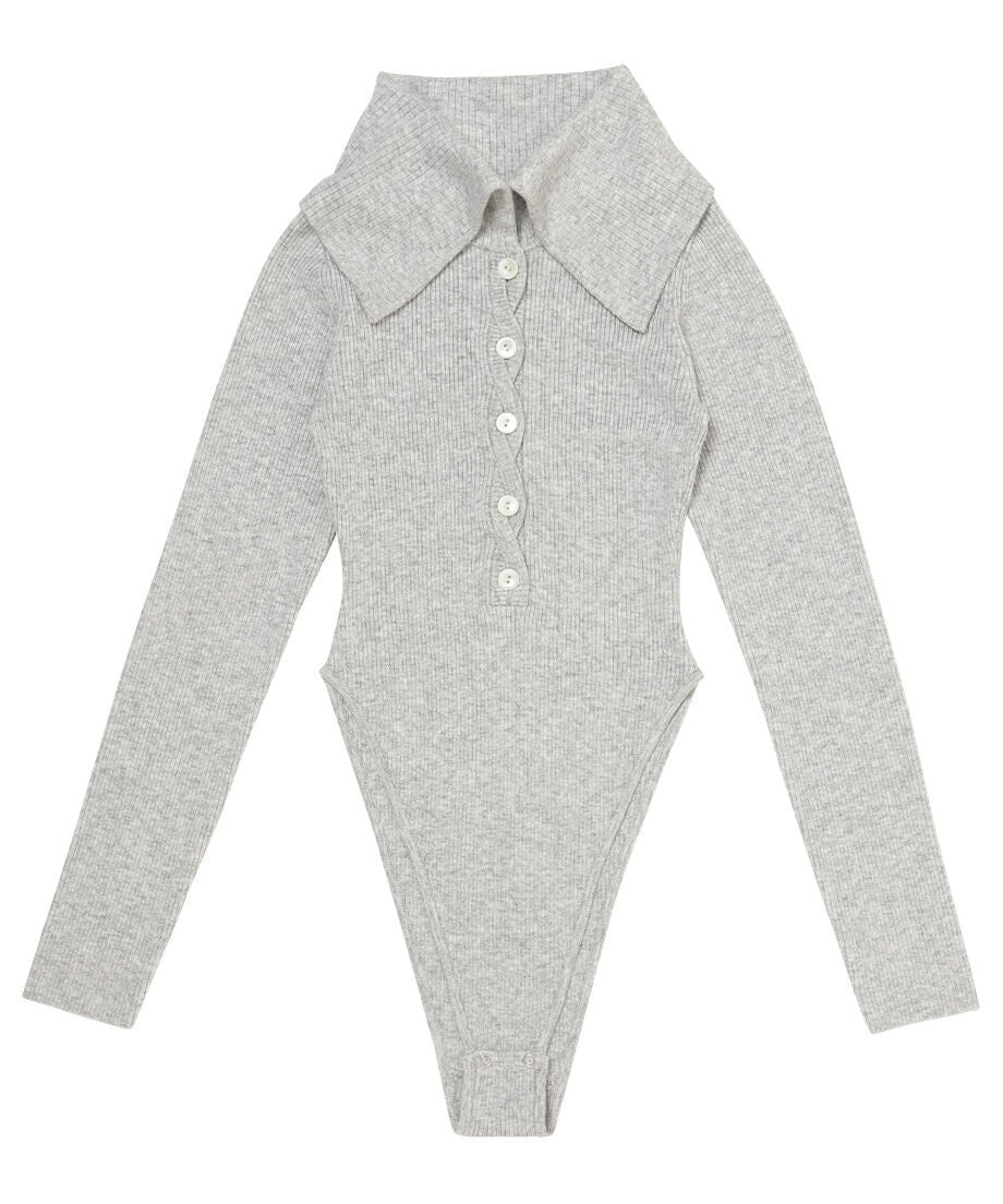 sailor collar rib KNIT bodysuit_4