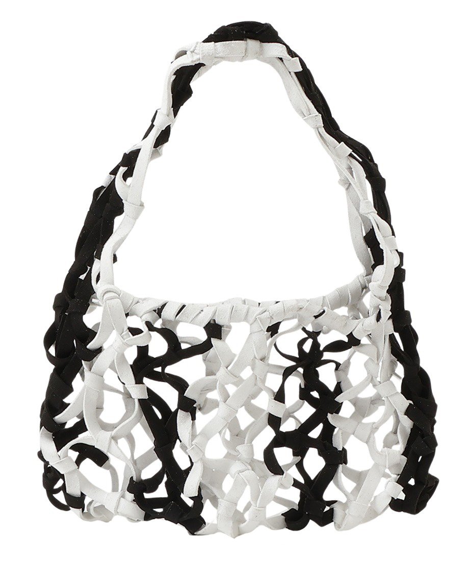 suede macrame bag 【small】_6