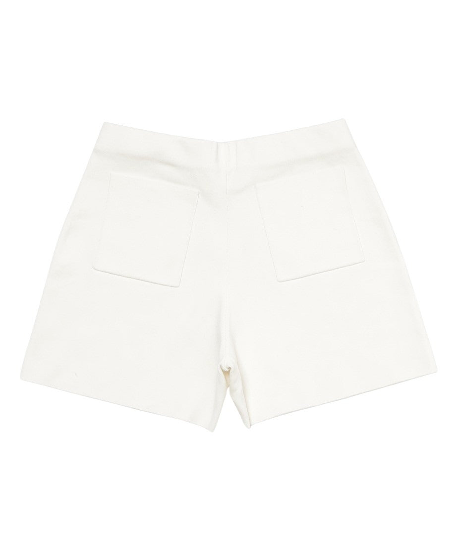 silk cotton fit KNIT shorts_12