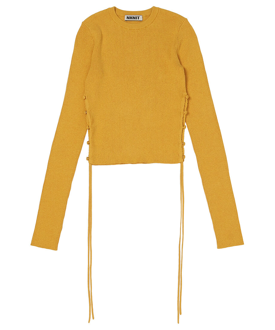 rib side slit KNIT_1
