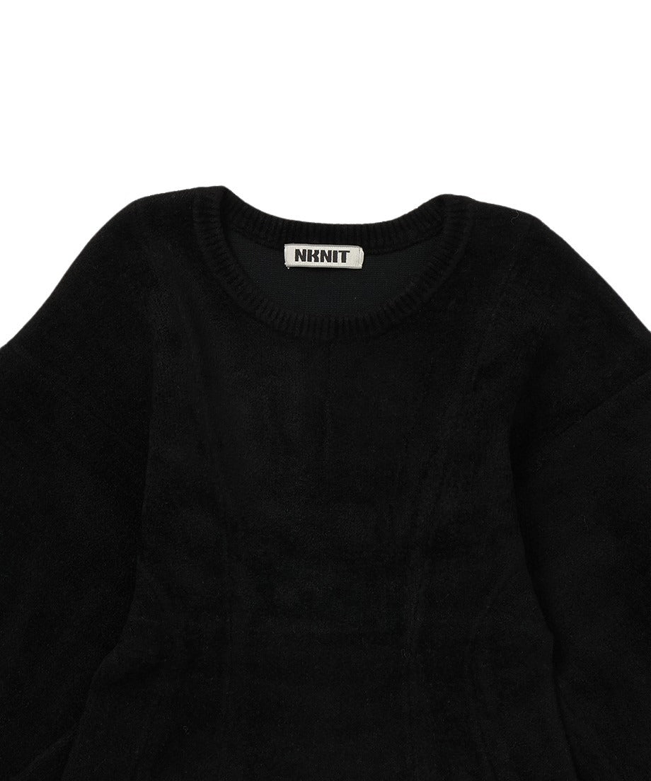 constructive sleeve KNIT dress_12