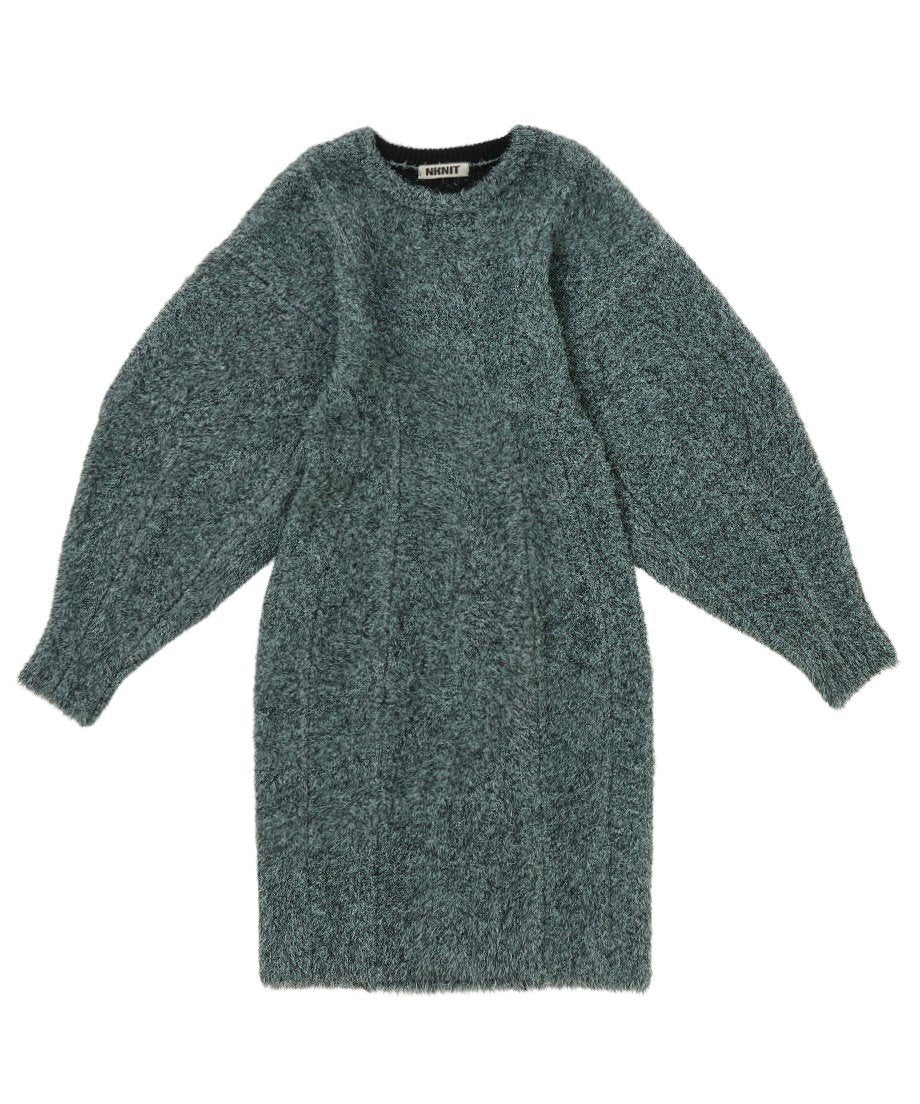 constructive sleeve KNIT dress_3