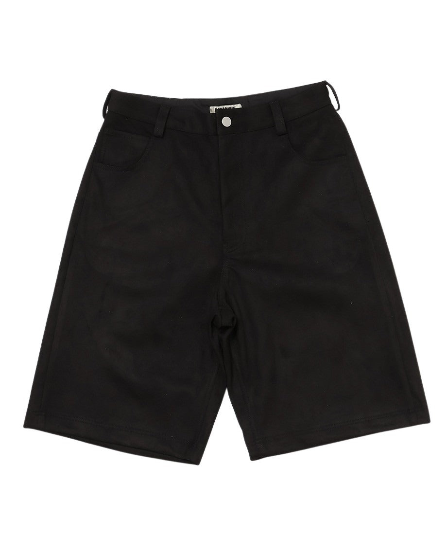suede half pants_4